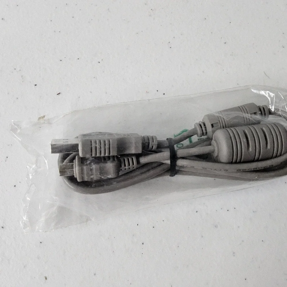 USB to Mini‎ USB Cable Cord Data Sync Charger Wire Gray